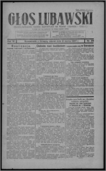 Głos Lubawski : polsko-katolicka gazeta bezpartyjna na powiat lubawski i okolice 1937.03.09, R. 6 [i.e. 4], nr 29