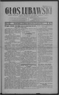 Głos Lubawski : polsko-katolicka gazeta bezpartyjna na powiat lubawski i okolice 1937.03.13, R. 6 [i.e. 4], nr 31