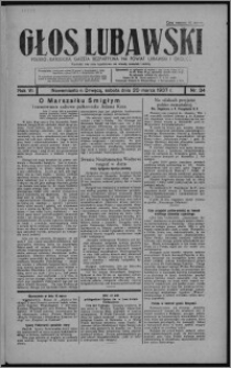 Głos Lubawski : polsko-katolicka gazeta bezpartyjna na powiat lubawski i okolice 1937.03.20, R. 6 [i.e. 4], nr 34 + Dodatek Rolniczy nr 9