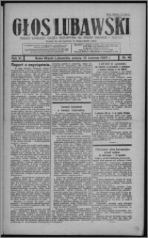 Głos Lubawski : polsko-katolicka gazeta bezpartyjna na powiat lubawski i okolice 1937.04.10, R. 6 [i.e. 4], nr 42 + Dodatek Rolniczy nr 12