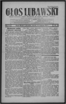 Głos Lubawski : polsko-katolicka gazeta bezpartyjna na powiat lubawski i okolice 1937.04.13, R. 6 [i.e. 4], nr 43