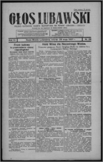 Głos Lubawski : polsko-katolicka gazeta bezpartyjna na powiat lubawski i okolice 1937.05.25, R. 6 [i.e. 4], nr 59