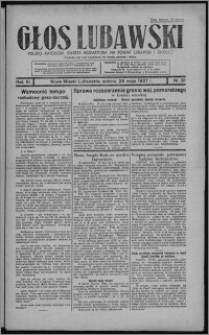 Głos Lubawski : polsko-katolicka gazeta bezpartyjna na powiat lubawski i okolice 1937.05.29, R. 6 [i.e. 4], nr 61