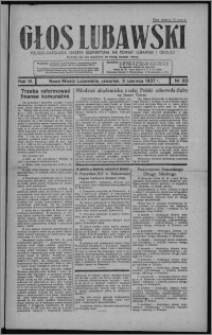 Głos Lubawski : polsko-katolicka gazeta bezpartyjna na powiat lubawski i okolice 1937.06.03, R. 6 [i.e. 4], nr 63