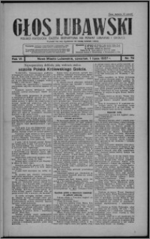 Głos Lubawski : polsko-katolicka gazeta bezpartyjna na powiat lubawski i okolice 1937.07.01, R. 6 [i.e. 4], nr 75