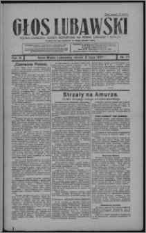 Głos Lubawski : polsko-katolicka gazeta bezpartyjna na powiat lubawski i okolice 1937.07.06, R. 4, nr 77