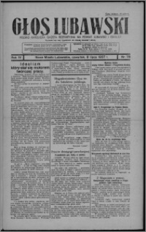 Głos Lubawski : polsko-katolicka gazeta bezpartyjna na powiat lubawski i okolice 1937.07.08, R. 4, nr 78