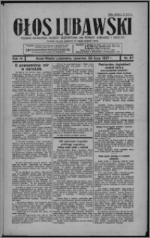 Głos Lubawski : polsko-katolicka gazeta bezpartyjna na powiat lubawski i okolice 1937.07.29, R. 4, nr 87