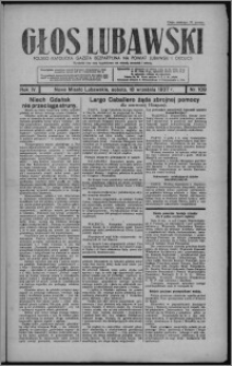 Głos Lubawski : polsko-katolicka gazeta bezpartyjna na powiat lubawski i okolice 1937.09.18, R. 4, nr 109