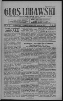 Głos Lubawski : polsko-katolicka gazeta bezpartyjna na powiat lubawski i okolice 1937.09.25, R. 4, nr 112