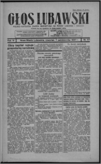 Głos Lubawski : polsko-katolicka gazeta bezpartyjna na powiat lubawski i okolice 1937.10.07, R. 4, nr 117
