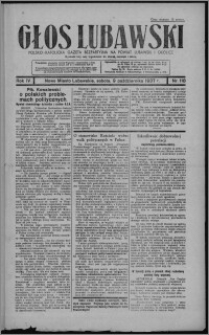 Głos Lubawski : polsko-katolicka gazeta bezpartyjna na powiat lubawski i okolice 1937.10.09, R. 4, nr 118