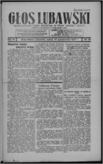 Głos Lubawski : polsko-katolicka gazeta bezpartyjna na powiat lubawski i okolice 1937.10.16, R. 4, nr 121