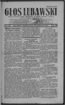 Głos Lubawski : polsko-katolicka gazeta bezpartyjna na powiat lubawski i okolice 1937.10.19, R. 4, nr 122