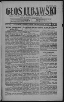 Głos Lubawski : polsko-katolicka gazeta bezpartyjna na powiat lubawski i okolice 1937.10.26, R. 4, nr 125