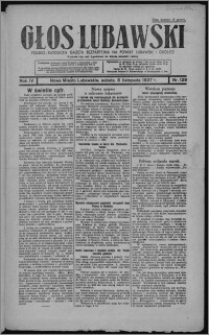 Głos Lubawski : polsko-katolicka gazeta bezpartyjna na powiat lubawski i okolice 1937.11.06, R. 4, nr 129