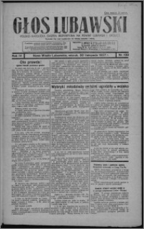 Głos Lubawski : polsko-katolicka gazeta bezpartyjna na powiat lubawski i okolice 1937.11.30, R. 4, nr 139
