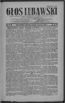 Głos Lubawski : polsko-katolicka gazeta bezpartyjna na powiat lubawski i okolice 1937.12.04, R. 4, nr 141