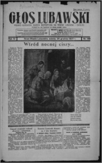 Głos Lubawski : polsko-katolicka gazeta bezpartyjna na powiat lubawski i okolice 1937.12.25, R. 4, nr 149