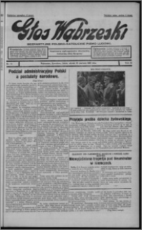 Głos Wąbrzeski : bezpartyjne polsko-katolickie pismo ludowe 1931.06.16, R. 11, nr 70
