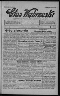 Głos Wąbrzeski : bezpartyjne polsko-katolickie pismo ludowe 1931.08.08, R. 11, nr 92