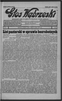 Głos Wąbrzeski : bezpartyjne polsko-katolickie pismo ludowe 1931.09.19, R. 11, nr 110