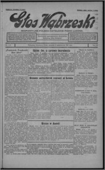 Głos Wąbrzeski : bezpartyjne polsko-katolickie pismo ludowe 1931.10.08, R. 11, nr 118