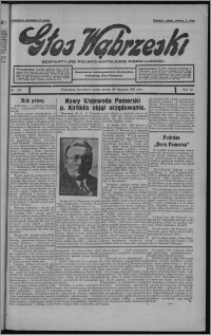 Głos Wąbrzeski : bezpartyjne polsko-katolickie pismo ludowe 1931.11.24, R. 11, nr 138