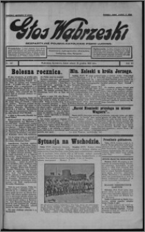 Głos Wąbrzeski : bezpartyjne polsko-katolickie pismo ludowe 1931.12.15, R. 11, nr 147