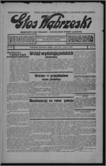 Głos Wąbrzeski : bezpartyjne polsko-katolickie pismo ludowe 1934.12.01, R. 15, nr 142