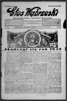 Głos Wąbrzeski : bezpartyjne polsko-katolickie pismo ludowe 1936.01.03 [i.e. 1936.01.02], R. 17, nr 1