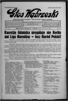 Głos Wąbrzeski : bezpartyjne polsko-katolickie pismo ludowe 1936.07.30, R. 17, nr 87