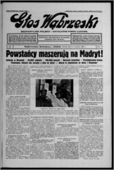 Głos Wąbrzeski : bezpartyjne polsko-katolickie pismo ludowe 1936.08.11, R. 17, nr 92