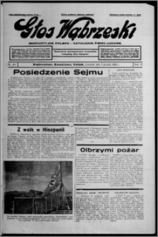 Głos Wąbrzeski : bezpartyjne polsko-katolickie pismo ludowe 1936.12.03, R. 17, nr 141