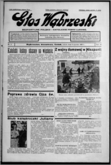 Głos Wąbrzeski : bezpartyjne polsko-katolickie pismo ludowe 1937.01.09, R. 18, nr 3 + Świat Kobiecy nr 1