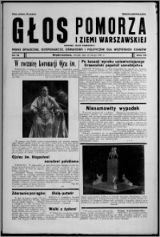 Głos Pomorza i Ziemi Warszawskiej : dawniej "Głos Wąbrzeski" : pismo społeczne, gospodarcze, oświatowe i polityczne dla wszystkich stanów 1937.02.16, R. 18, nr 19