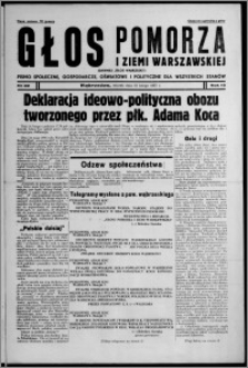 Głos Pomorza i Ziemi Warszawskiej : dawniej "Głos Wąbrzeski" : pismo społeczne, gospodarcze, oświatowe i polityczne dla wszystkich stanów 1937.02.23, R. 18, nr 22