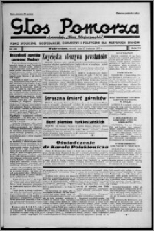 Głos Pomorza : dawniej "Głos Wąbrzeski" : pismo społeczne, gospodarcze, oświatowe i polityczne dla wszystkich stanów 1937.04.27, R. 19[!], nr 48