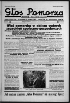 Głos Pomorza : dawniej "Głos Wąbrzeski" : pismo społeczne, gospodarcze, oświatowe i polityczne dla wszystkich stanów 1937.06.22, R. 19[!], nr 70