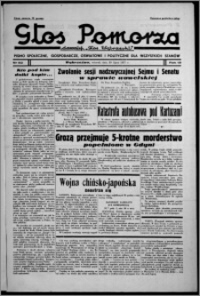 Głos Pomorza : dawniej "Głos Wąbrzeski" : pismo społeczne, gospodarcze, oświatowe i polityczne dla wszystkich stanów 1937.07.20, R. 19[!], nr 82