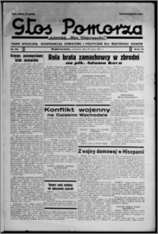 Głos Pomorza : dawniej "Głos Wąbrzeski" : pismo społeczne, gospodarcze, oświatowe i polityczne dla wszystkich stanów 1937.07.29, R. 19[!], nr 86