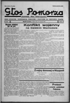 Głos Pomorza : dawniej "Głos Wąbrzeski" : pismo społeczne, gospodarcze, oświatowe i polityczne dla wszystkich stanów 1937.08.14, R. 19[!], nr 93 + Niedziela nr 32