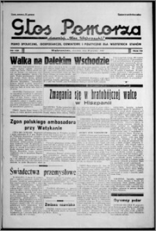 Głos Pomorza : dawniej "Głos Wąbrzeski" : pismo społeczne, gospodarcze, oświatowe i polityczne dla wszystkich stanów 1937.12.30, R. 19[!], nr 151