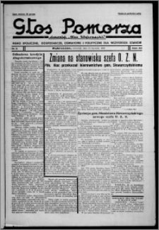 Głos Pomorza : dawniej "Głos Wąbrzeski" : pismo społeczne, gospodarcze, oświatowe i polityczne dla wszystkich stanów 1938.01.13, R. 20, nr 5