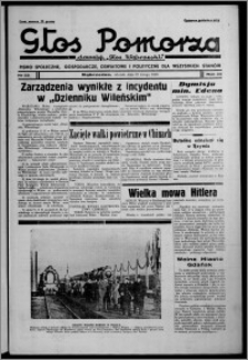 Głos Pomorza : dawniej "Głos Wąbrzeski" : pismo społeczne, gospodarcze, oświatowe i polityczne dla wszystkich stanów 1938.02.22, R. 20, nr 22