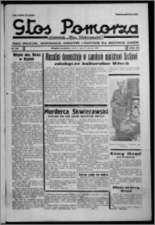 Głos Pomorza : dawniej "Głos Wąbrzeski" : pismo społeczne, gospodarcze, oświatowe i polityczne dla wszystkich stanów 1938.03.12, R. 20, nr 30