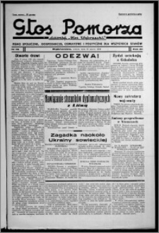 Głos Pomorza : dawniej "Głos Wąbrzeski" : pismo społeczne, gospodarcze, oświatowe i polityczne dla wszystkich stanów 1938.03.26, R. 20, nr 36