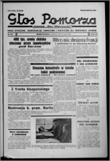 Głos Pomorza : dawniej "Głos Wąbrzeski" : pismo społeczne, gospodarcze, oświatowe i polityczne dla wszystkich stanów 1938.05.19, R. 20, nr 58