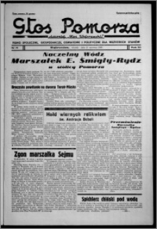 Głos Pomorza : dawniej "Głos Wąbrzeski" : pismo społeczne, gospodarcze, oświatowe i polityczne dla wszystkich stanów 1938.06.21, R. 20, nr 71