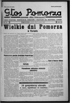Głos Pomorza : dawniej "Głos Wąbrzeski" : pismo społeczne, gospodarcze, oświatowe i polityczne dla wszystkich stanów 1938.06.23, R. 20, nr 72